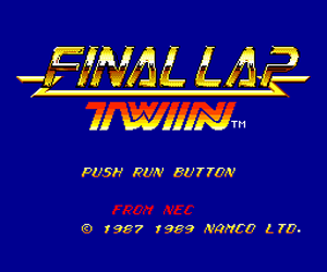 Final Lap Twin (USA) Screenshot